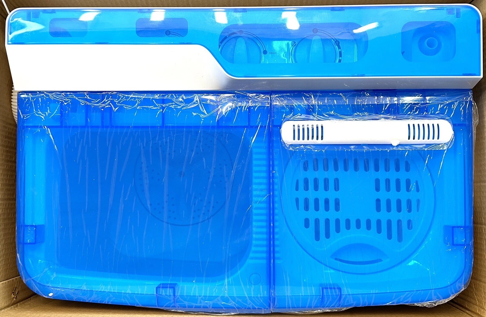 Costway Portable 13 lb Mini Twin Tub Washing Machi